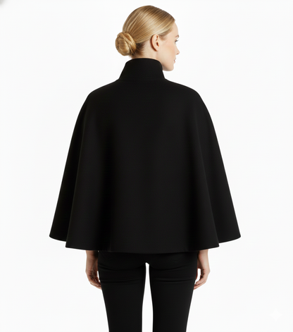 | Women's Winter High Collar Belted Coat