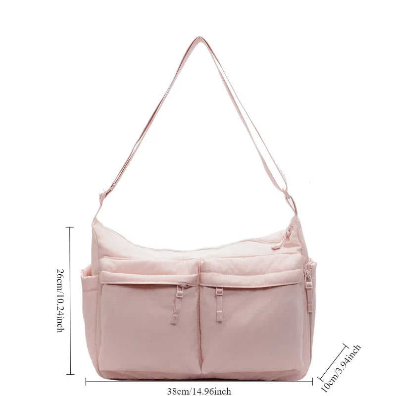 Large Capacity Nylon Waterproof Work Crossbody