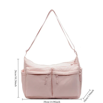 Large Capacity Nylon Waterproof Work Crossbody