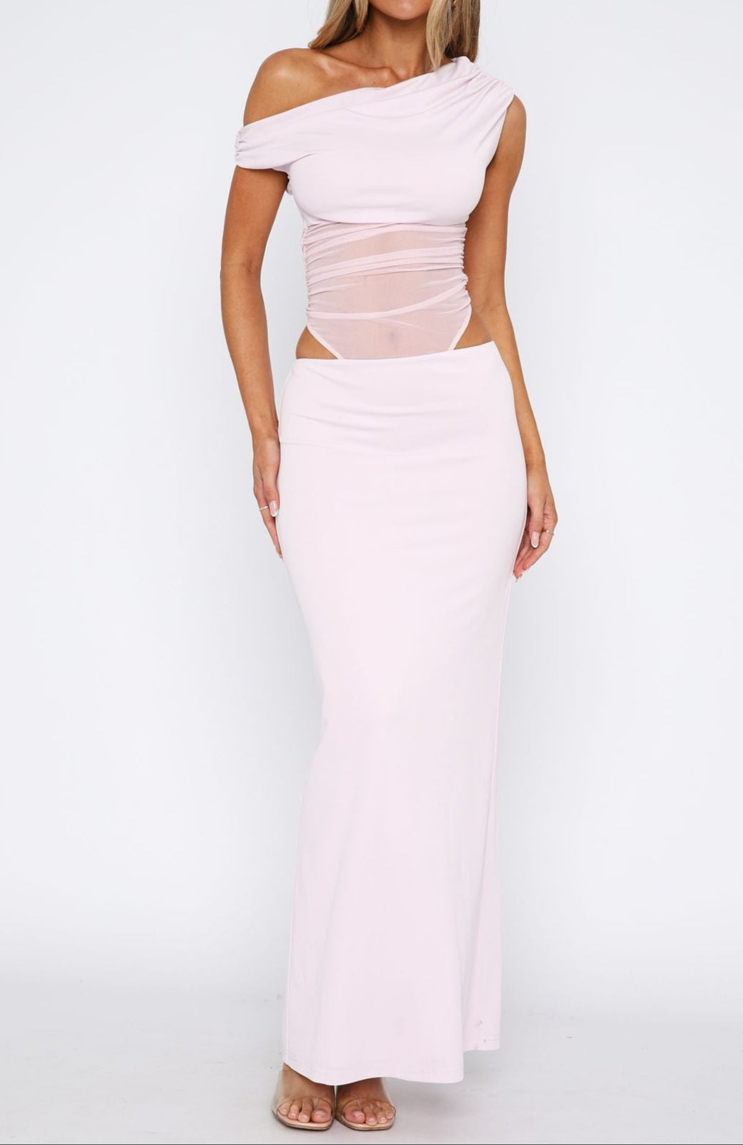 Maria Maxi Dress Baby Pink