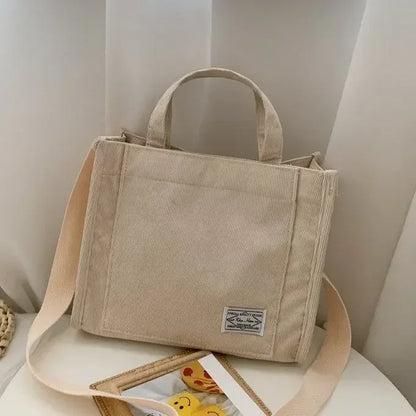 Stars Pattern Canvas Underarm Shoulder Bag