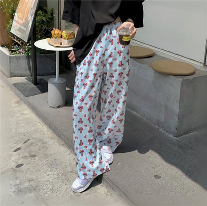 Y2K Vintage High Waisted Sweet Street Pant