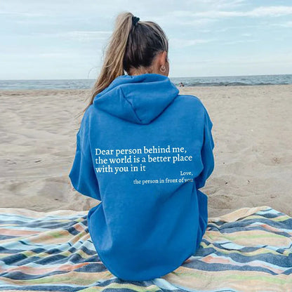 1+1 FREE Dear Person Behind Me (You are enough) Hoodie