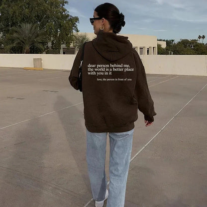 1+1 FREE Dear Person Behind Me (You are enough) Hoodie