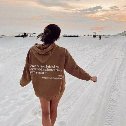 1+1 FREE Dear Person Behind Me (You are enough) Hoodie