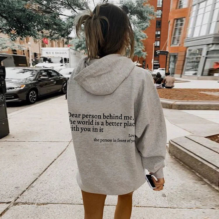 1+1 FREE Dear Person Behind Me (You are enough) Hoodie
