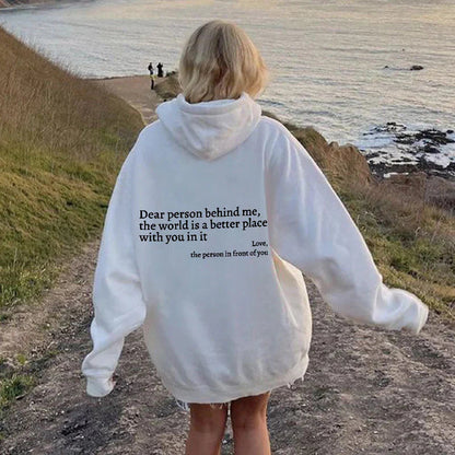1+1 FREE Dear Person Behind Me (You are enough) Hoodie