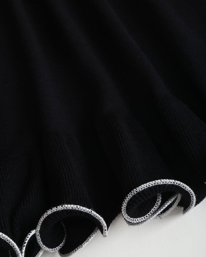 Women's Fitted Longsleeve Mini Dress With Ruched Hem