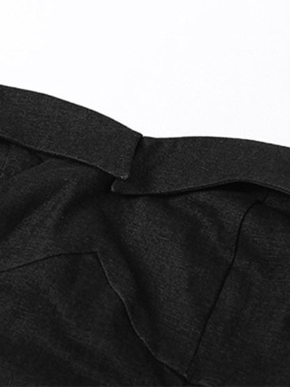 Solid Ruched Slim Bandeau Top