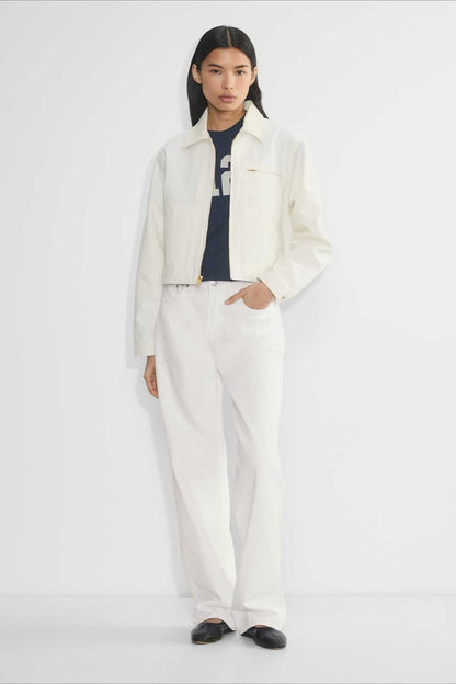 Cropped Utility Workwear Jacket