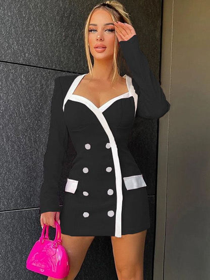 Vienna Short Button Pocket Dress