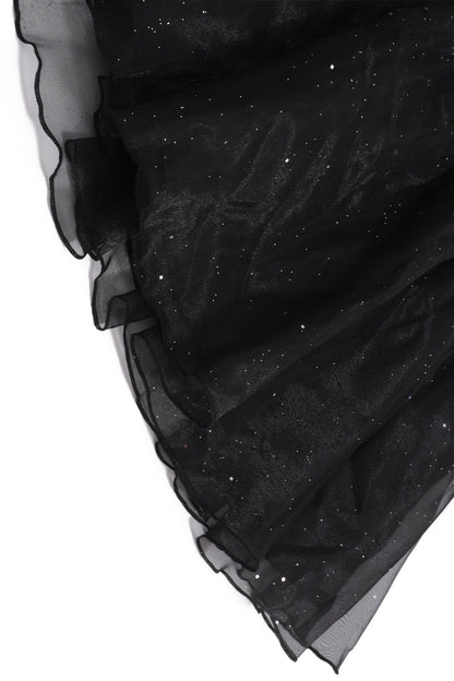 Strapless Corset Black Elegant Birthday Mini Dress