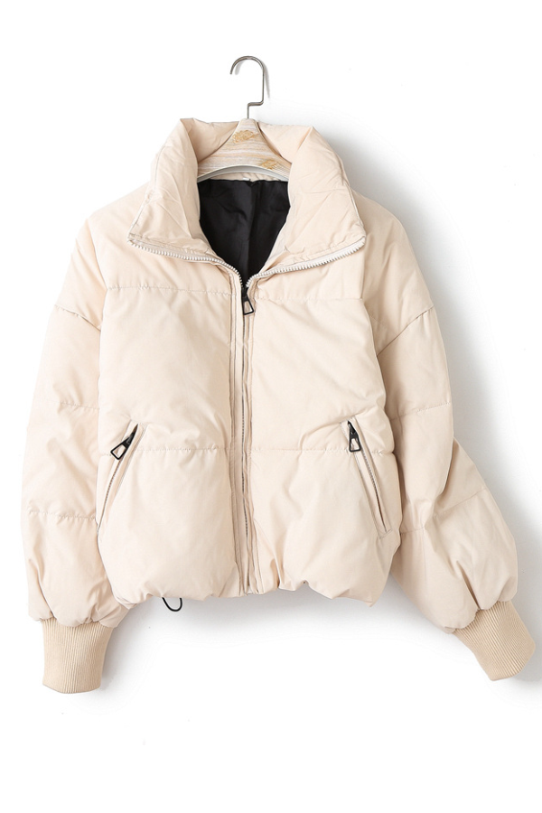 Fashionable and Versatile Slim Loose Short Cotton Jacket