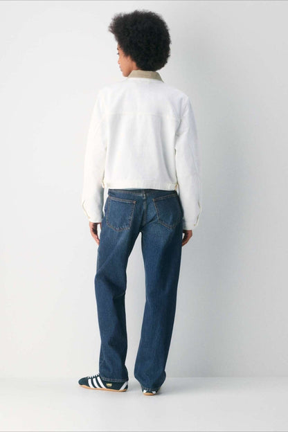 Cropped Utility Workwear Jacket