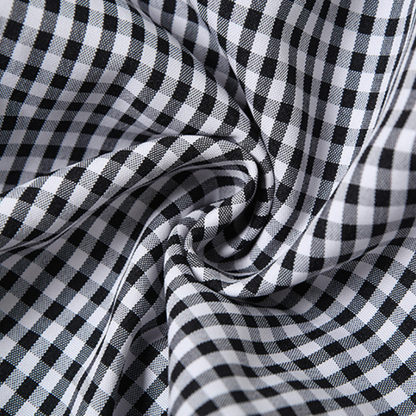 Plaid ruched contrast medium rise short pant