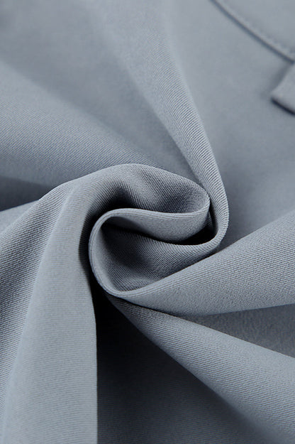 Brit Chic Color-Block Pleated Mini Skirt