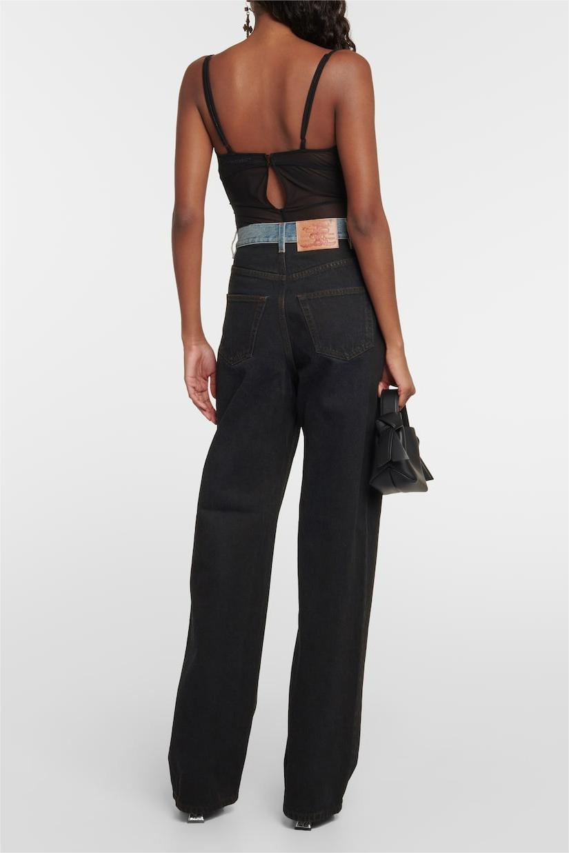 Annabelle Cutout Patchwork Jeans