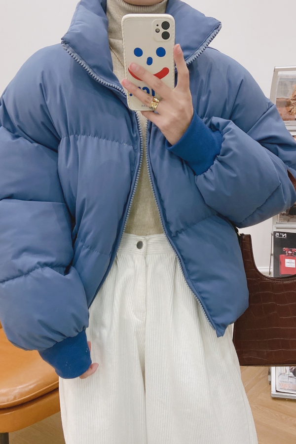 Fashionable and Versatile Slim Loose Short Cotton Jacket