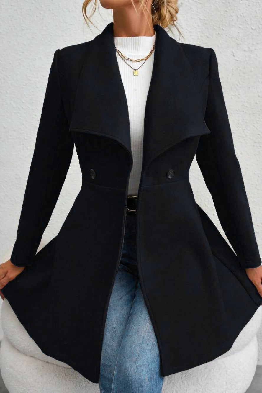 Belted Wool Long Coat
