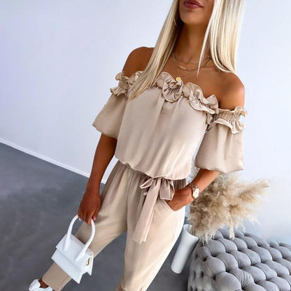 Elysia | Off Shoulder Jumpsuit
