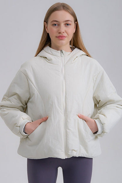 Relaxed Fit Short Puffer Jacket