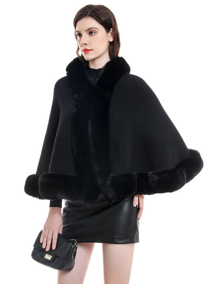Wedding Cape Faux Fur Shawl Bridal Winter Outerwear