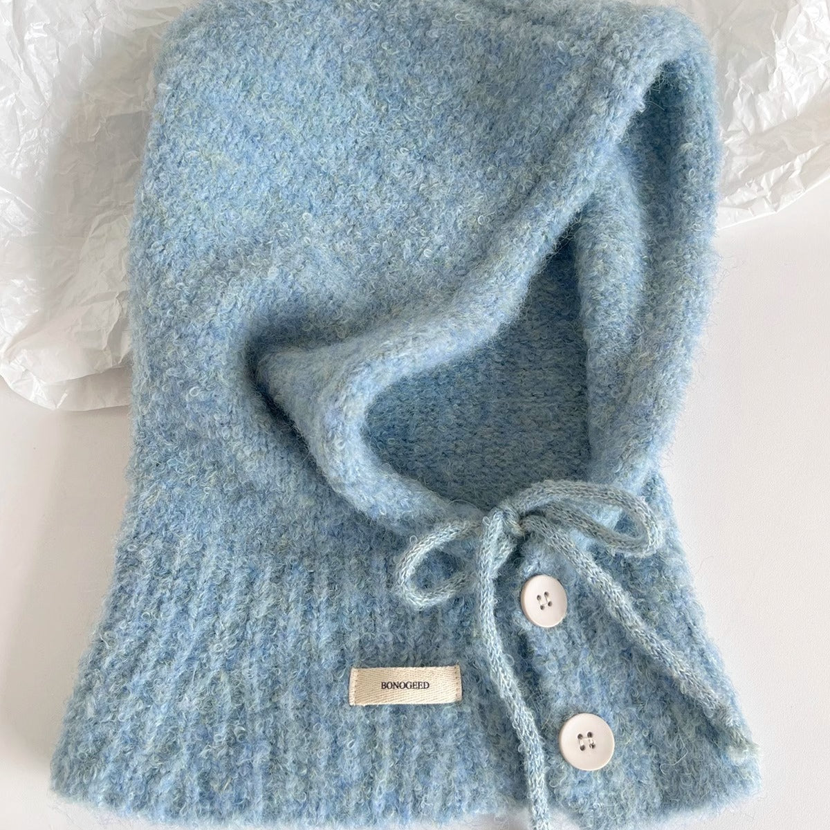 Vintage Balaclava Knit Neck Warmer Hat