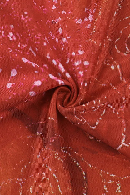 Floral V-Neck Cami Vacation Maxi Dress