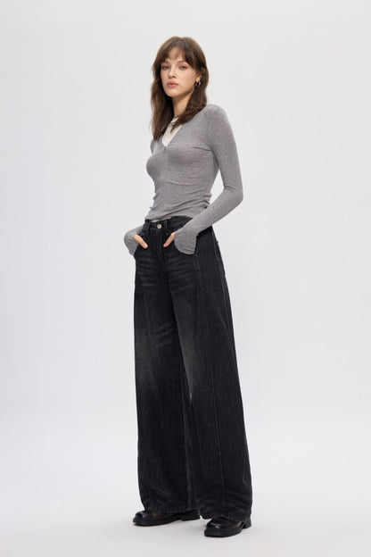 Vintage Relaxed Banana Fit Long Jeans
