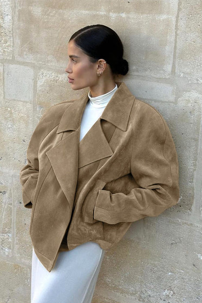 Vintage Suede Relaxed Fit Jacket