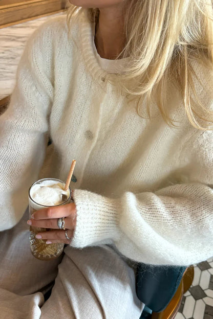 Knitted Vest - White