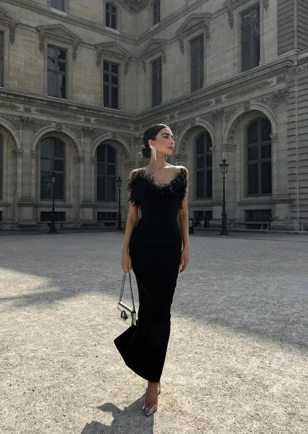 Anastasia | Luxurious Feather Dress