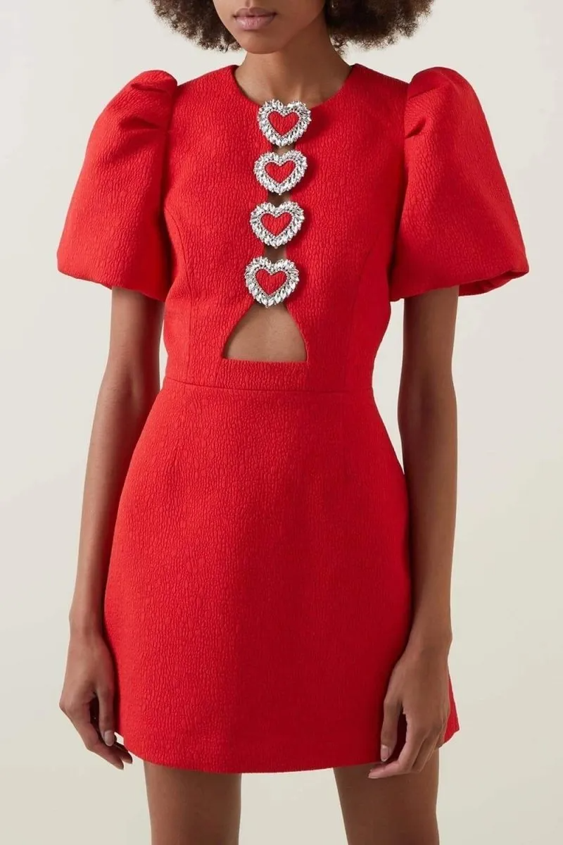Nora - Bow Mini Dress