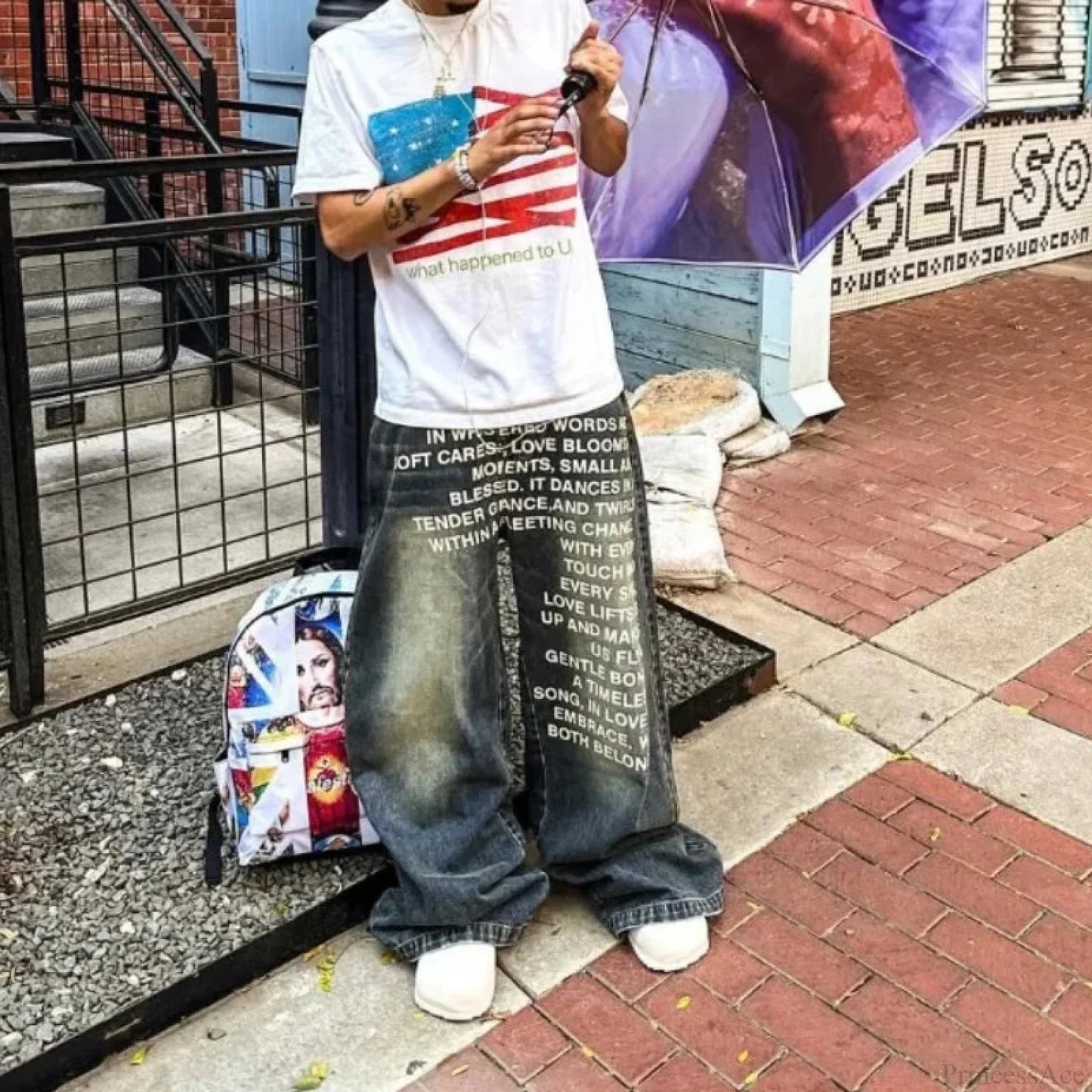 American Gothic Alphabet Relaxed Pant