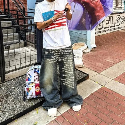 American Gothic Alphabet Relaxed Pant