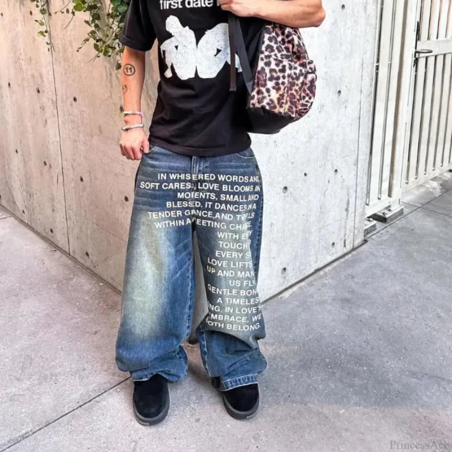 American Gothic Alphabet Relaxed Pant