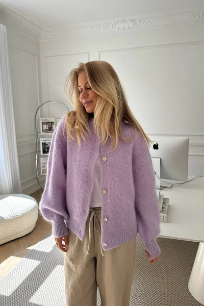 Knitted Vest - Lila