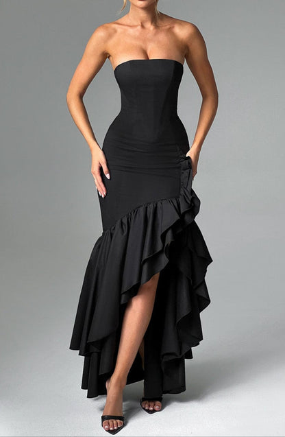 Rebeca Maxi Dress-Black