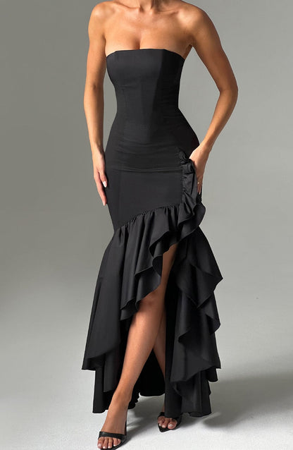 Rebeca Maxi Dress-Black