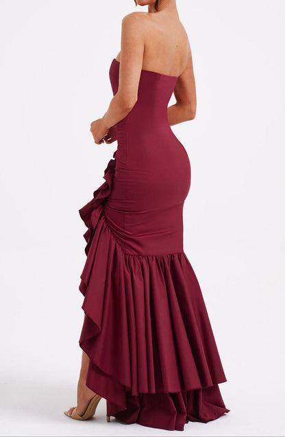 Jimena Maxi Dress - Burgundy