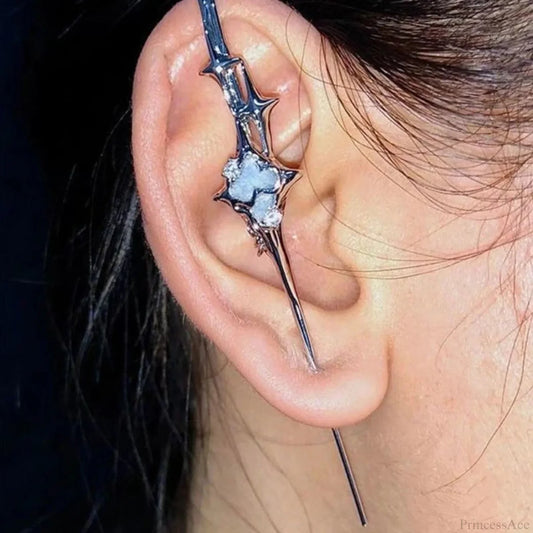 Antique Dim Punk Gothic Blade Dagger Earring