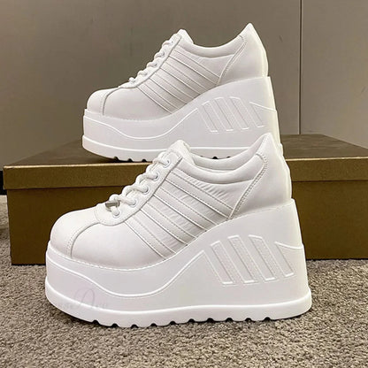 Antique Gothic Lace-Up Elevated Sneaker