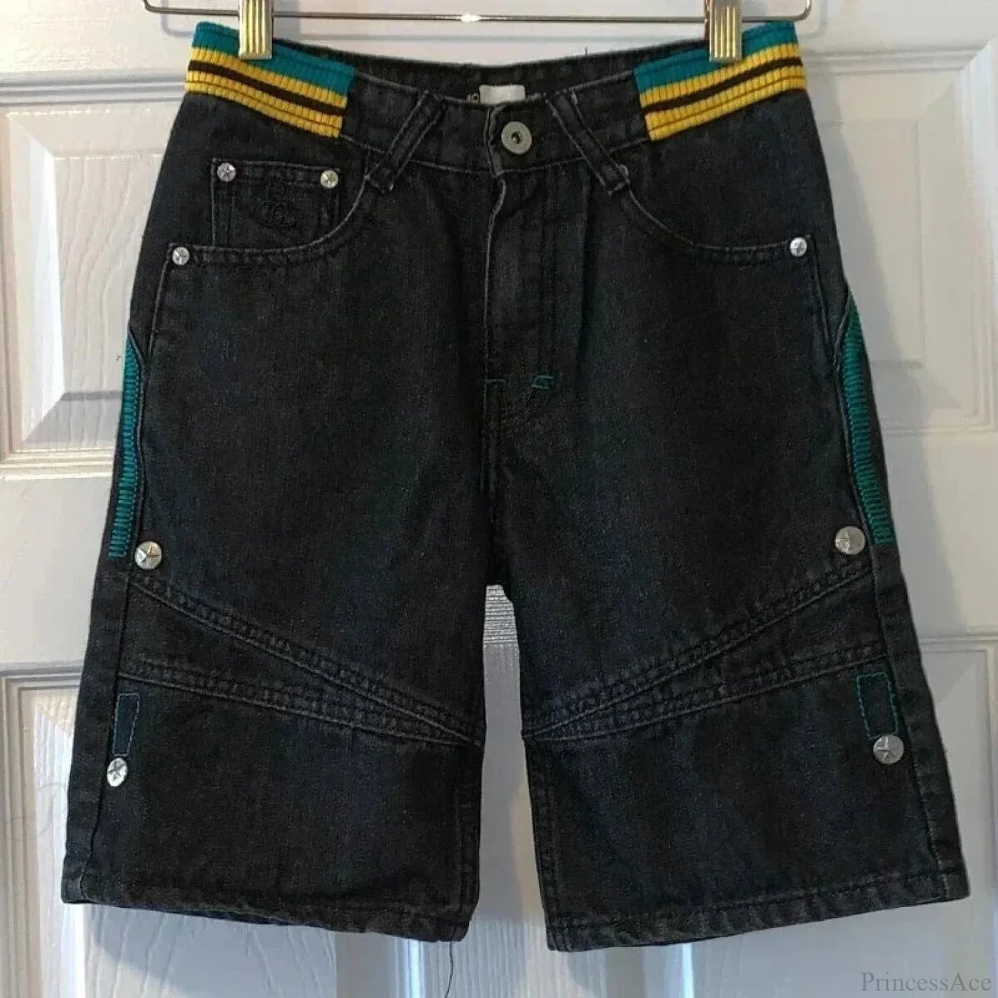 Antique Patchwork Denim Short