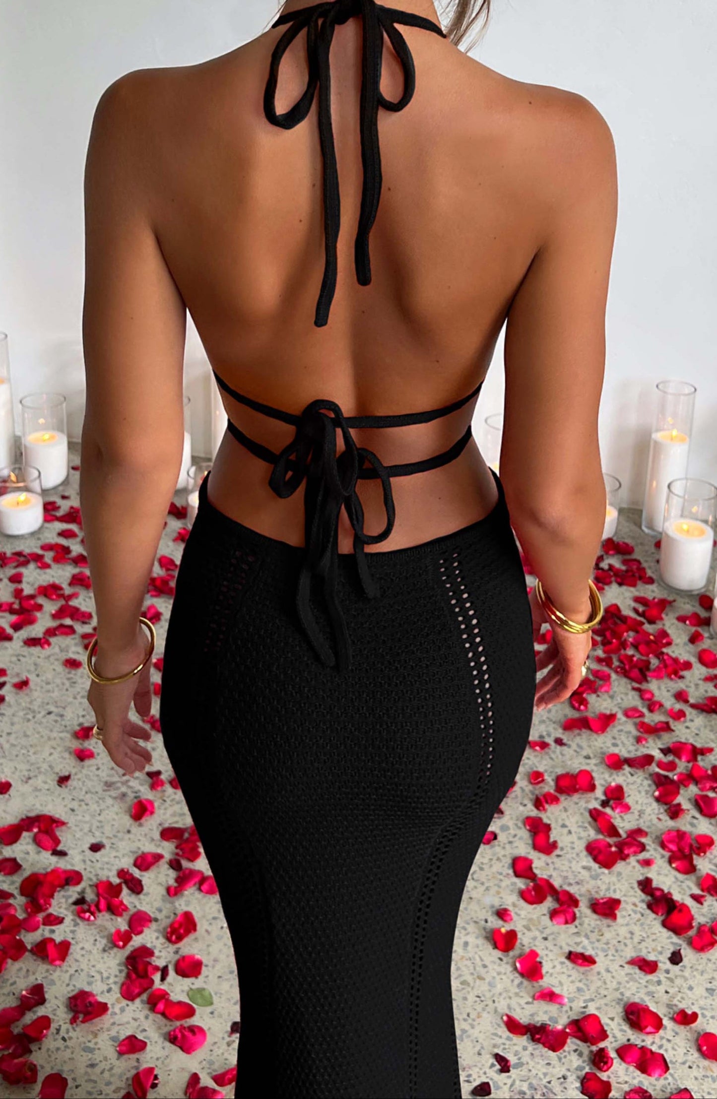 Antonia Maxi Dress-Black