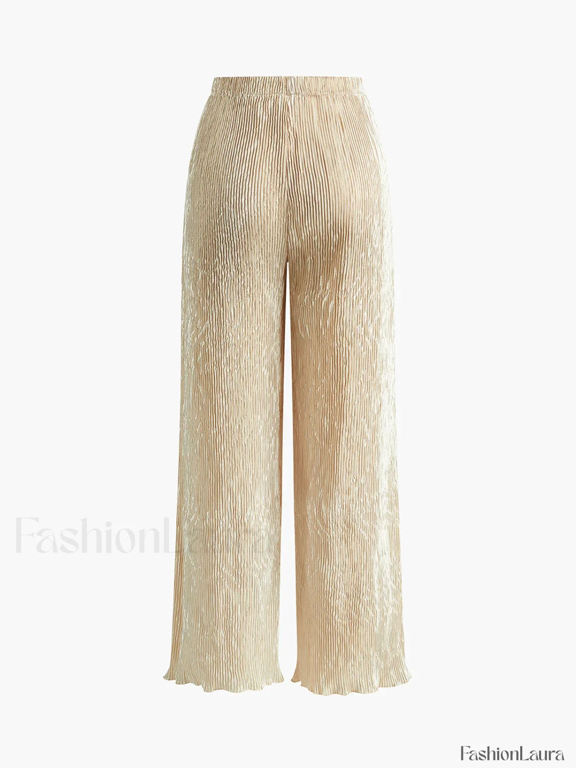 Asymmetric Halter Crop Top With Wide Leg Pants Set