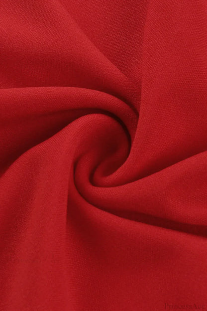 Asymmetric Neck Fitted Split Maxi Dress