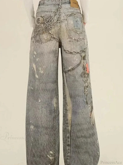 Azure Gothic Baggy Oversize Harajuku Pant