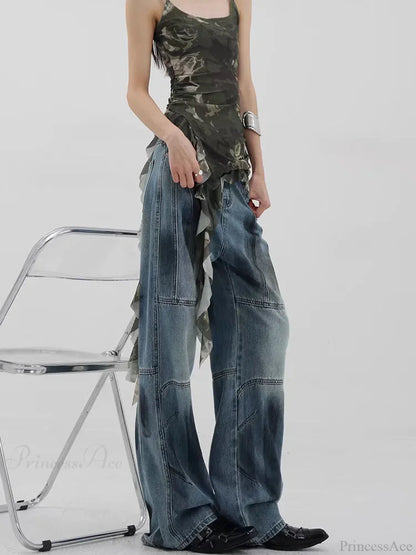 Azure Medieval Loose Harajuku Pant