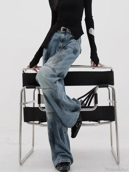 Azure Medieval Loose Harajuku Pant