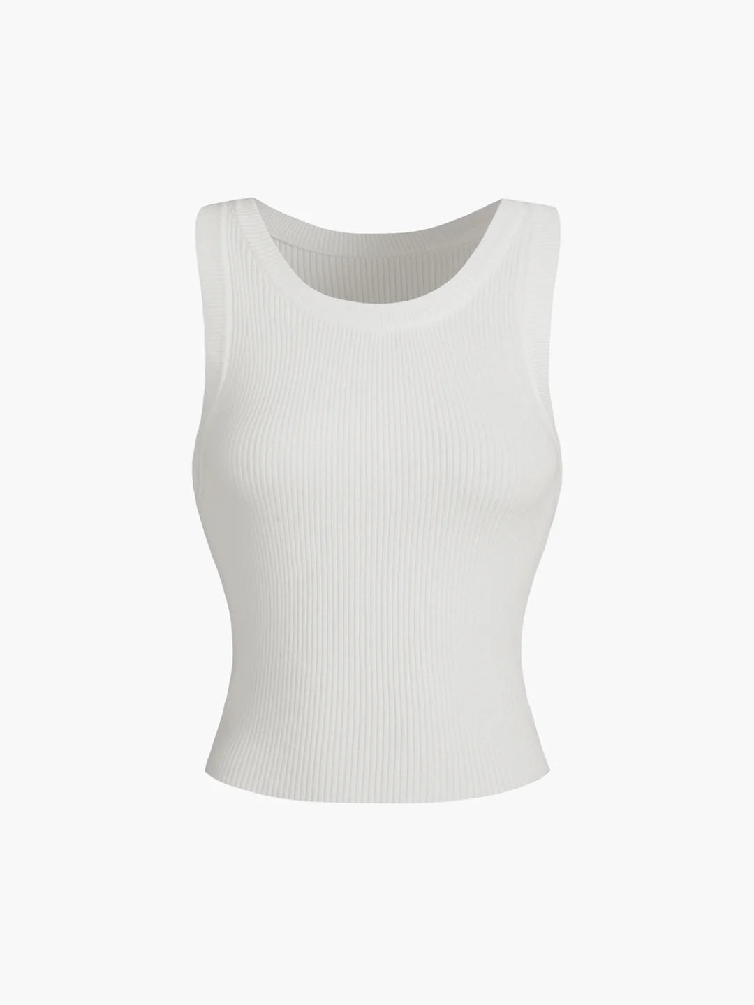 Solid Ribbed Sweater Top